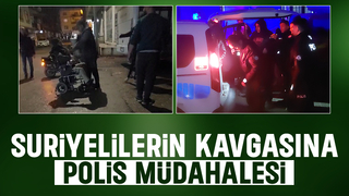 Akyazıda yabancı uyrukluların kavgasına polis müdahale etti