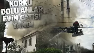 Akyazıda yangın paniği