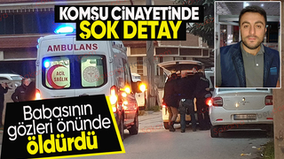 Akyazıdaki komşu cinayetinin nedeni belli oldu