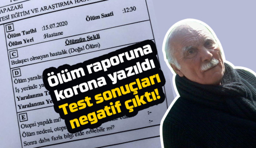 Akyazılı ailenin hatalı ölüm raporu tepkisi