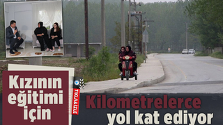 Akyazılı anne kızı için hem annelik hem babalık yapıyor