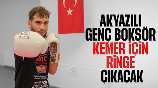 Akyazılı boksörün hedefi şampiyonluk
