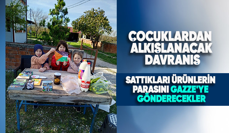 Akyazılı çocuklardan örnek davranış