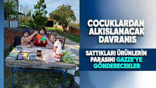 Akyazılı çocuklardan örnek davranış