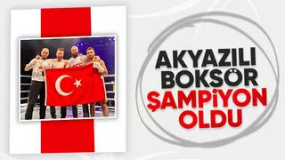 Akyazılı Emre Almanya'da şampiyonluk elde etti