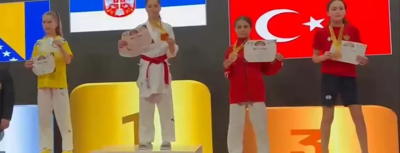 Akyazılı Karateciler Balkan Şampiyonası’ndan 2 madalya ile döndü
