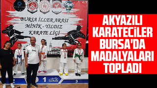 Akyazılı karateciler turnuvaya damga vurdu