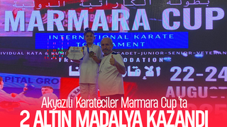 Akyazılı karatecilerden 2 altın madalya