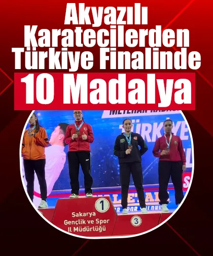 Akyazılı karatecilerden büyük başarı