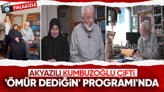 Akyazılı Kumbuzoğlu çifti Ömür Dediğin programına konuk oldu