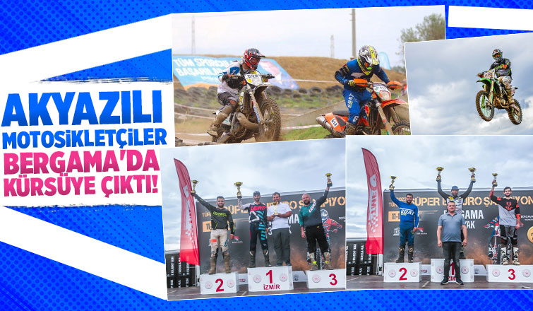 Akyazılı motosikletçileri ikinci oldu