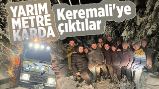 Akyazılı Off Roadçıların kar macerası