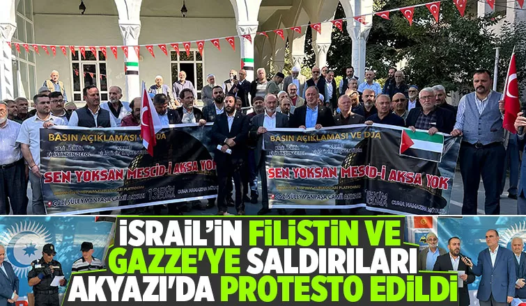 Akyazılı STK'lardan Gazzeye'ye destek