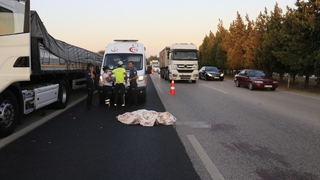 Akyazılı tır şoförü feci kazada can verdi