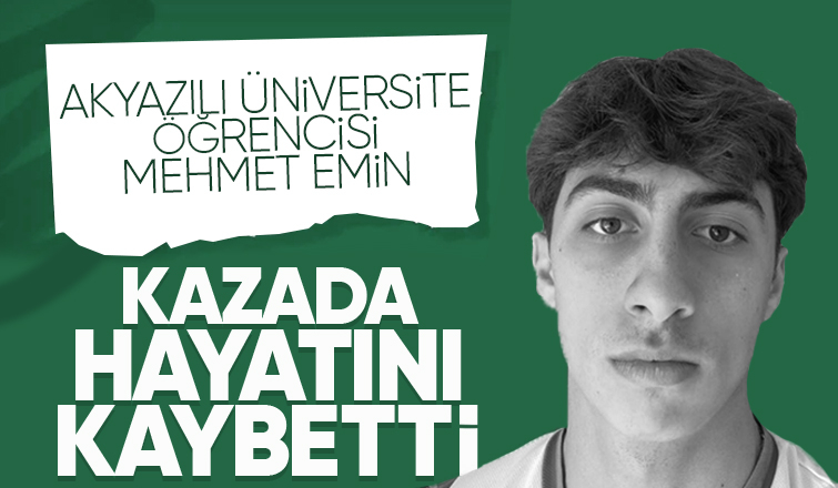 Akyazılı üniversite öğrencisi Antalya'da kazada hayatını kaybetti