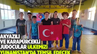 Akyazılı ve Karapürçek'li judocular turnuvaya hazır