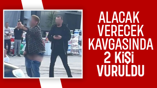 Alacak verecek kavgasında 2 kişiyi silahla vurdular