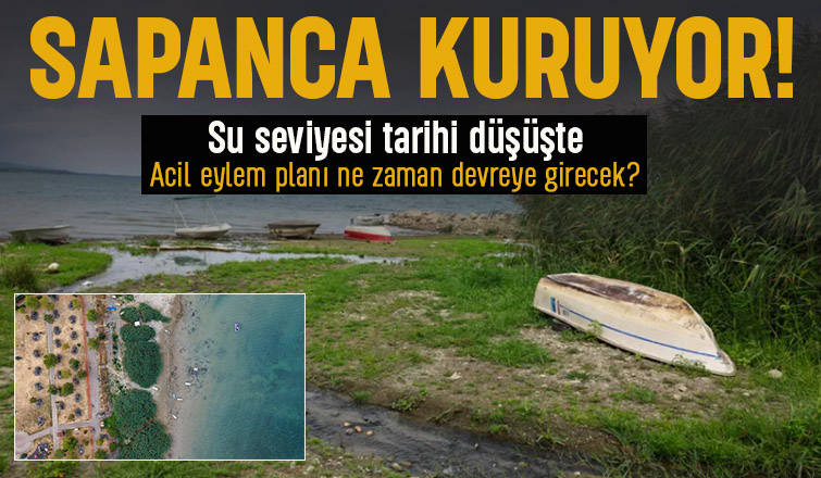 Alarm zilleri çalıyor: Sapanca Gölü 29.63 metreye geriledi
