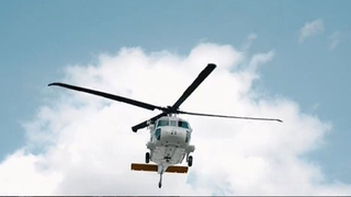 Alçak uçuş yapan helikopter merak konusu oldu