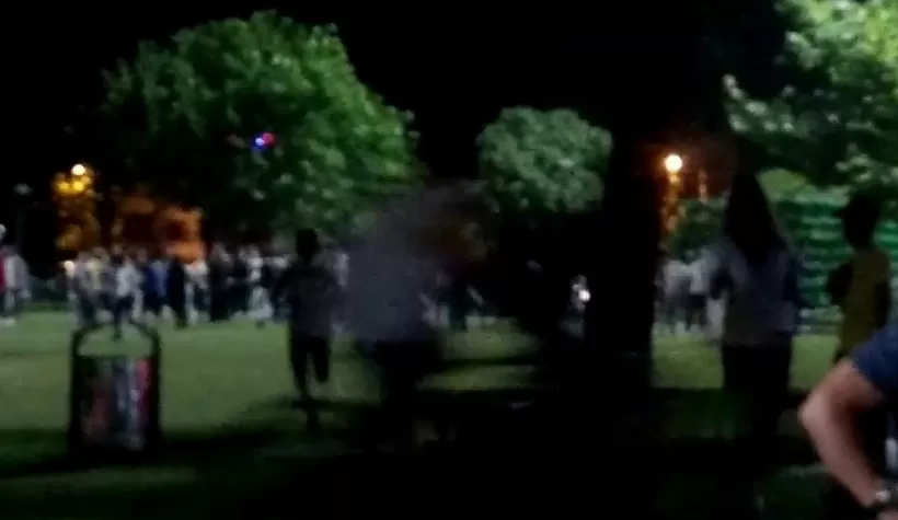 Kent Parkta kanlar içinde bulundu