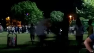 Kent Parkta kanlar içinde bulundu