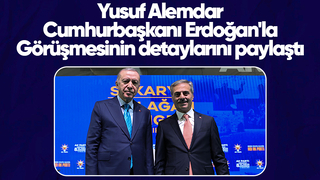 Alemdar, Cumhurbaşkanı Erdoğan'la görüşmesinin detaylarını paylaştı