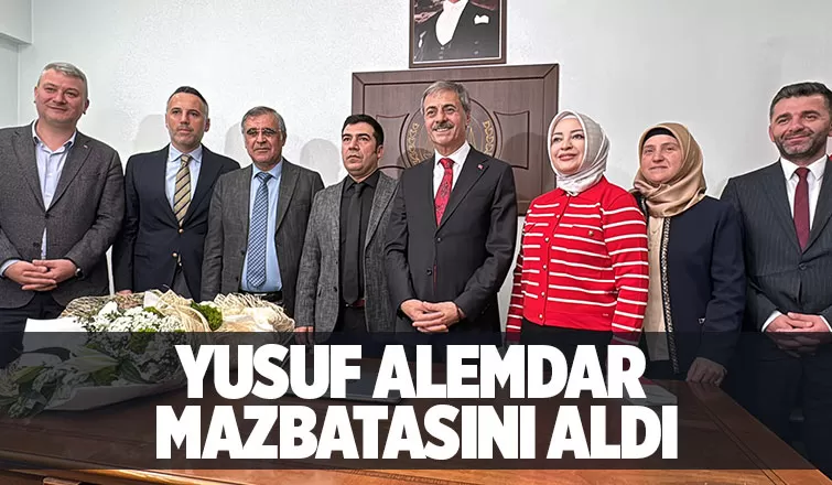 Alemdar mazbatasını aldı: 5 yıllık dönemi başladı