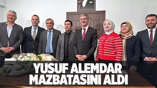 Alemdar mazbatasını aldı: 5 yıllık dönemi başladı