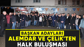 Alemdar ve Çelik’ten Aralık'ta vatandaşla buluştu
