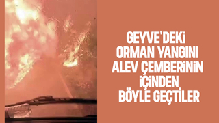 Alev çemberinin içinden geçtiler