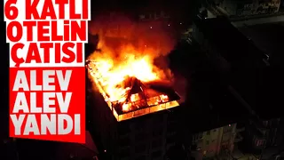  Alevler geceyi aydınlattı