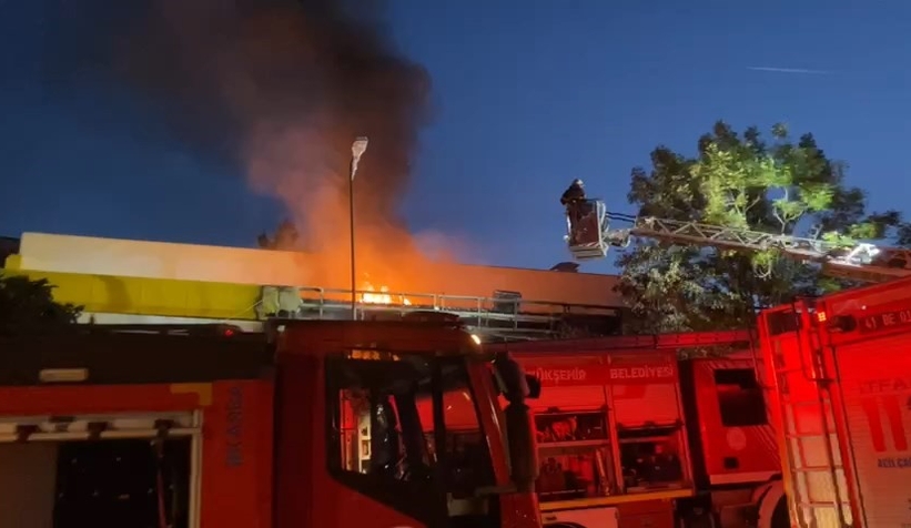 Alevlere teslim olan kafe küle döndü