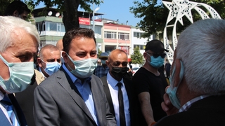 Ali Babacan İlçe Kongresi için Akyazı'ya geldi