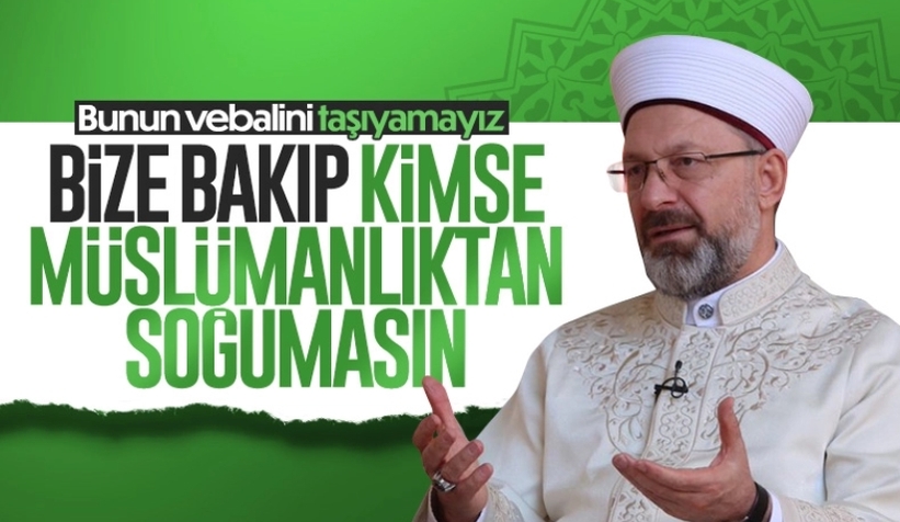 Ali Erbaş'tan Avrupa'da örnek Müslüman vurgusu