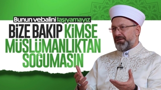 Ali Erbaş'tan Avrupa'da örnek Müslüman vurgusu