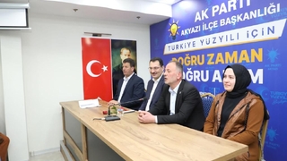 Ali İhsan Yavuz Akyazı'da vatandaş ve esnafı ziyaret etti