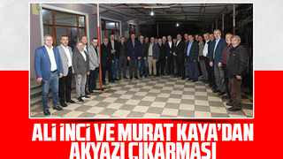 Ali İnci ve Murat Kaya, Akyazı'da vatandaşlarla buluştu
