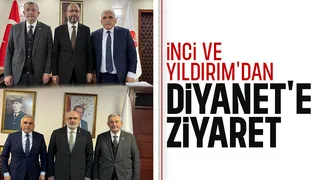 Ali İnci ve Recep Yıldırım Diyanet yetkilileri ile buluştu
