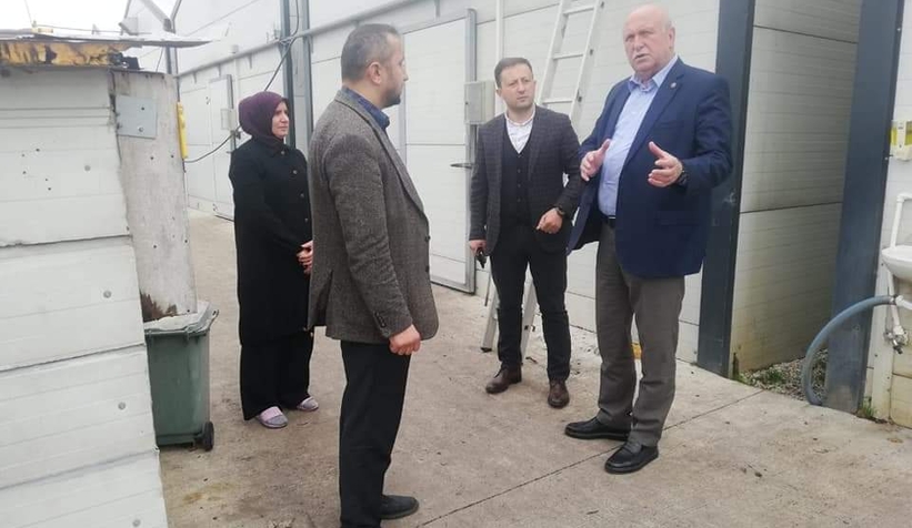 Ali Şener Bayraktar'dan geçmiş olsun ziyareti