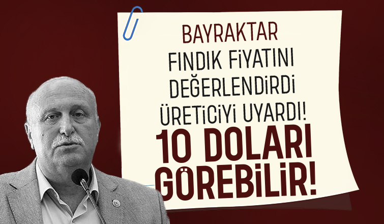 Ali Şener Bayraktar fındık fiyatlarını değerlendirdi