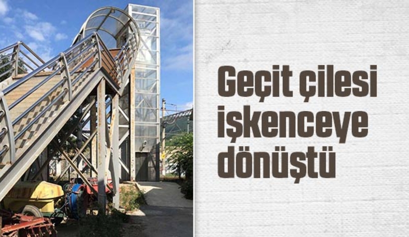 Alifuatpaşa'da geçit çilesi