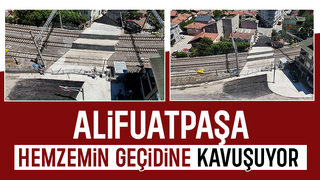 Alifuatpaşa hemzemin geçidinde her şey tamam