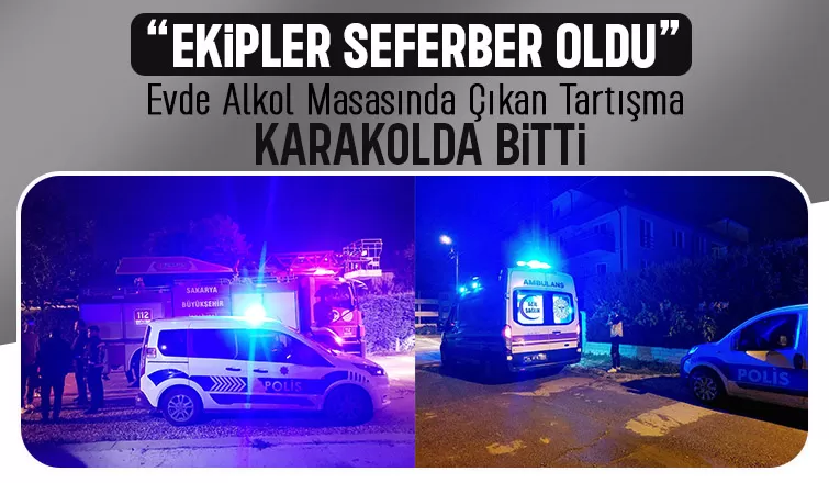 Alkol Masasında Gerginlik  Baba, Kız ve Damat Karakolluk Oldu