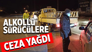 Alkollü araç kullananlara ceza yağdı