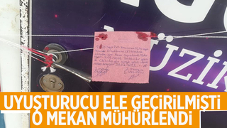 Alkollü eğlence mekanı mühürlendi