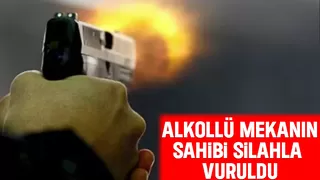 Alkollü mekanda silahlı saldırı