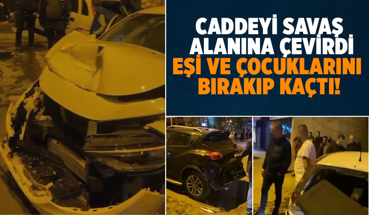 Alkollü sürücü caddeyi savaş alanına çevirdi