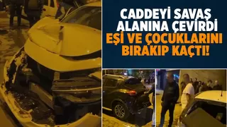 Alkollü sürücü caddeyi savaş alanına çevirdi