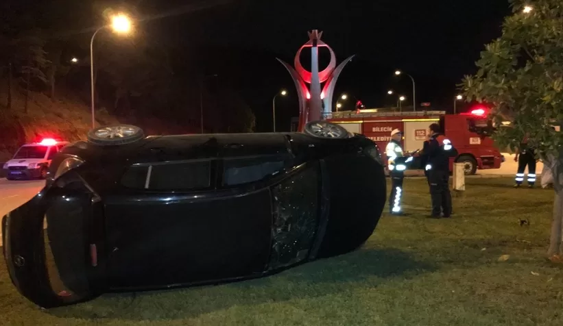 Alkollü sürücü kaza yaptı: 1 yaralı