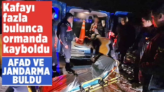 Alkolün sonu kötü bitti ormanda kayboldu